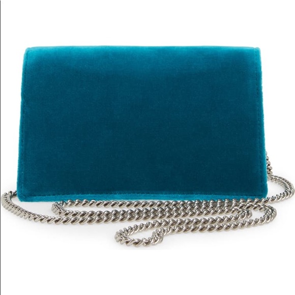Super Mini Dionysus Velvet Shoulder Bag - Picture 2 of 10